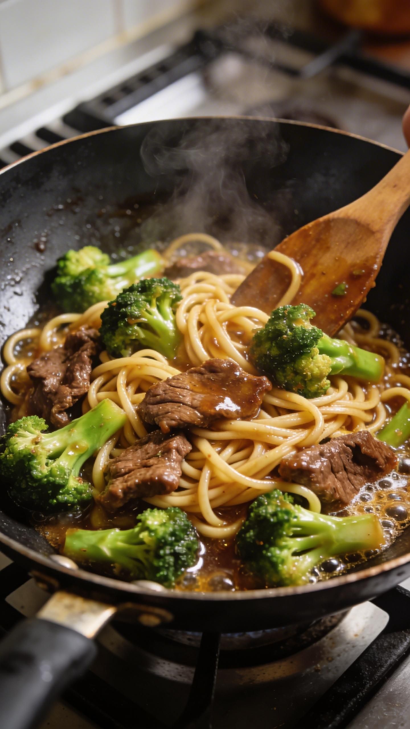 beef and broccoli with noodles recipe