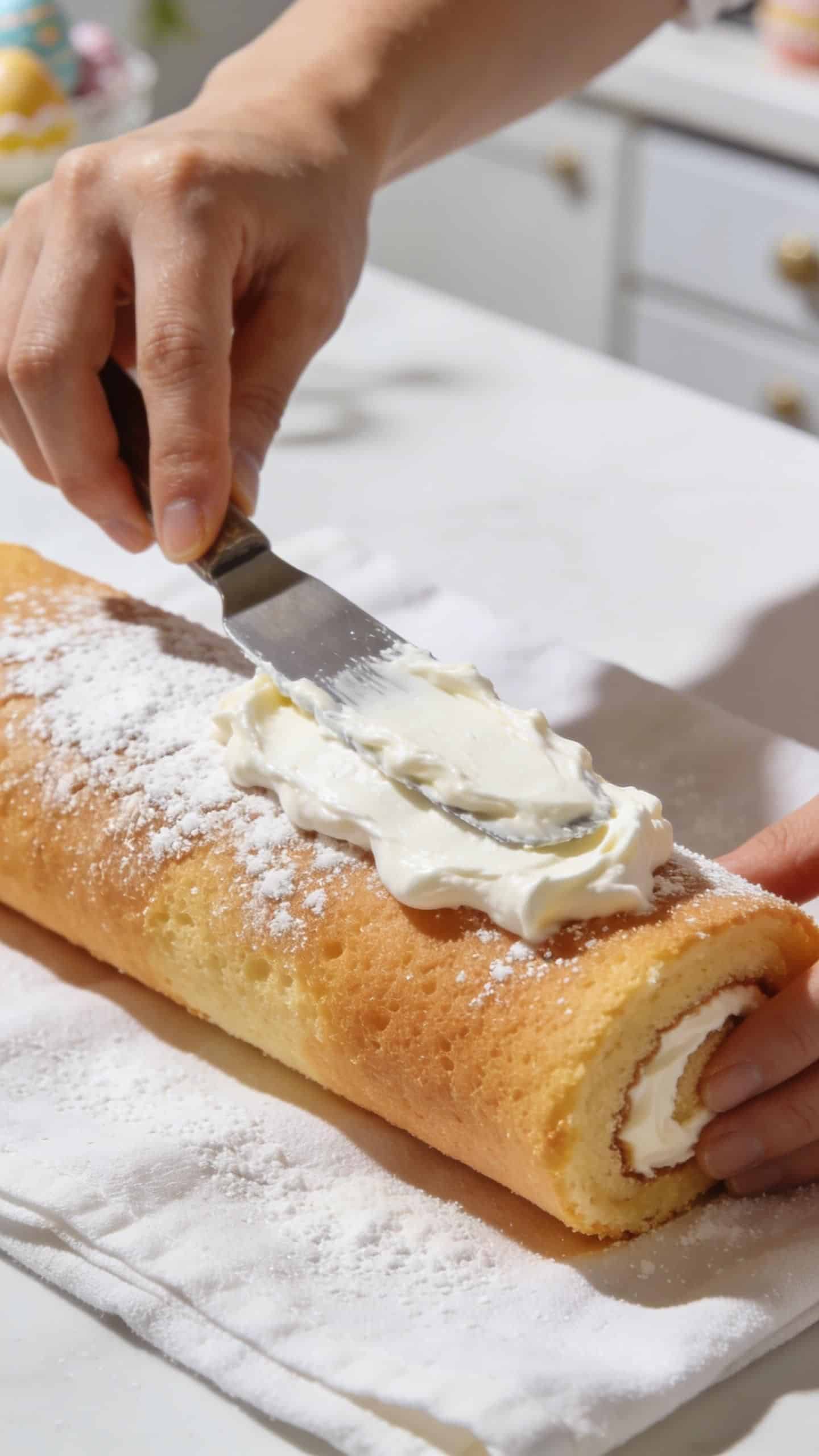 How To Make easter cake roll
