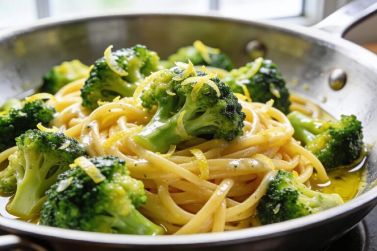 lemon broccoli pasta