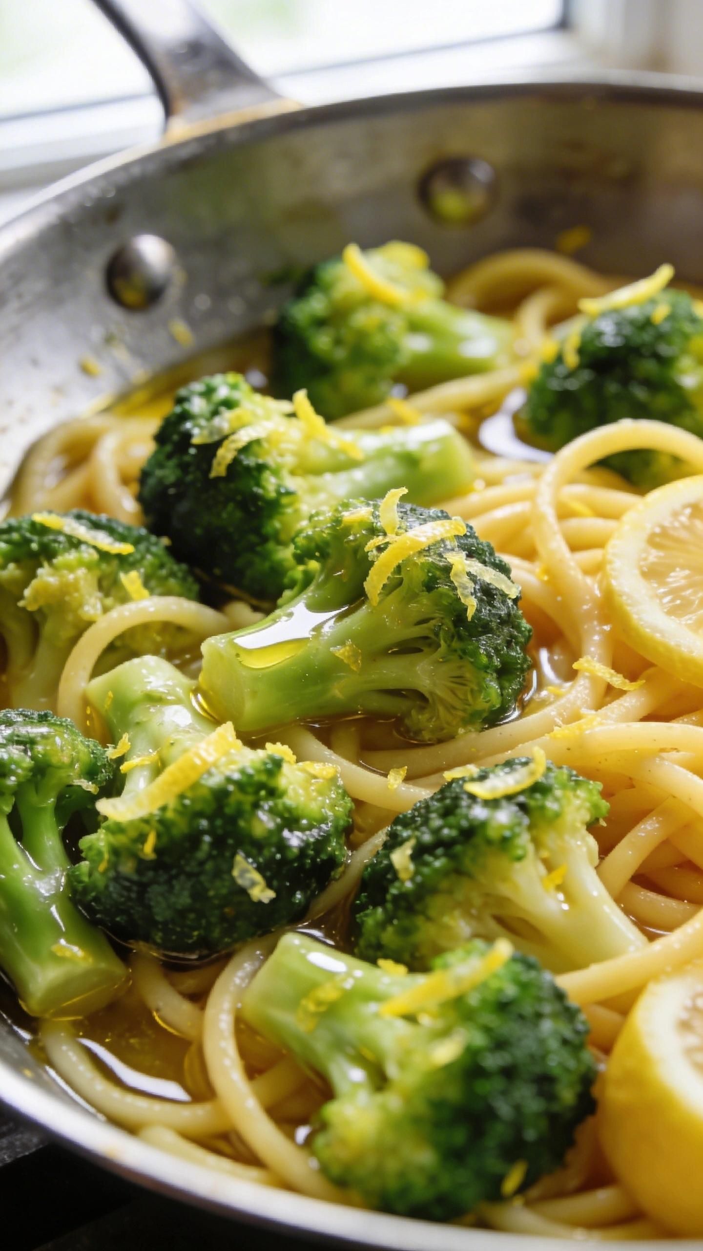 easy lemon broccoli pasta
