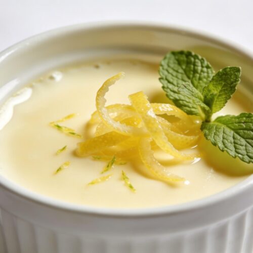 lemon panna cotta