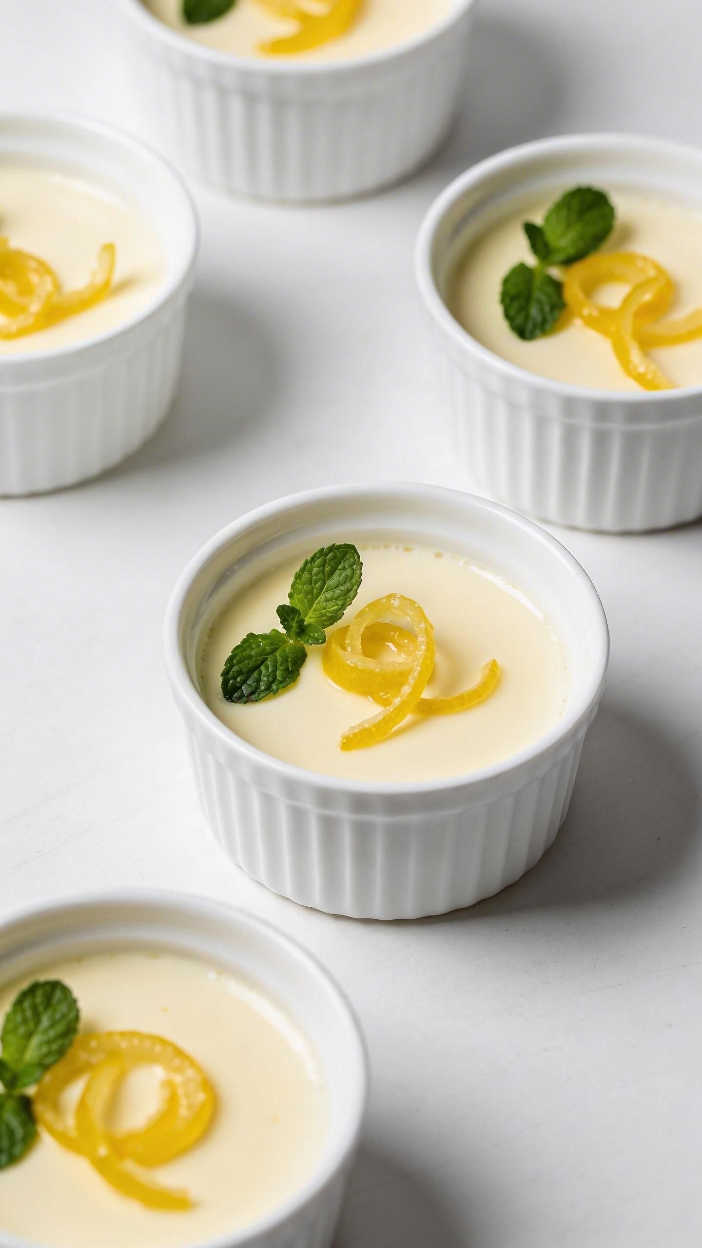 lemon panna cotta