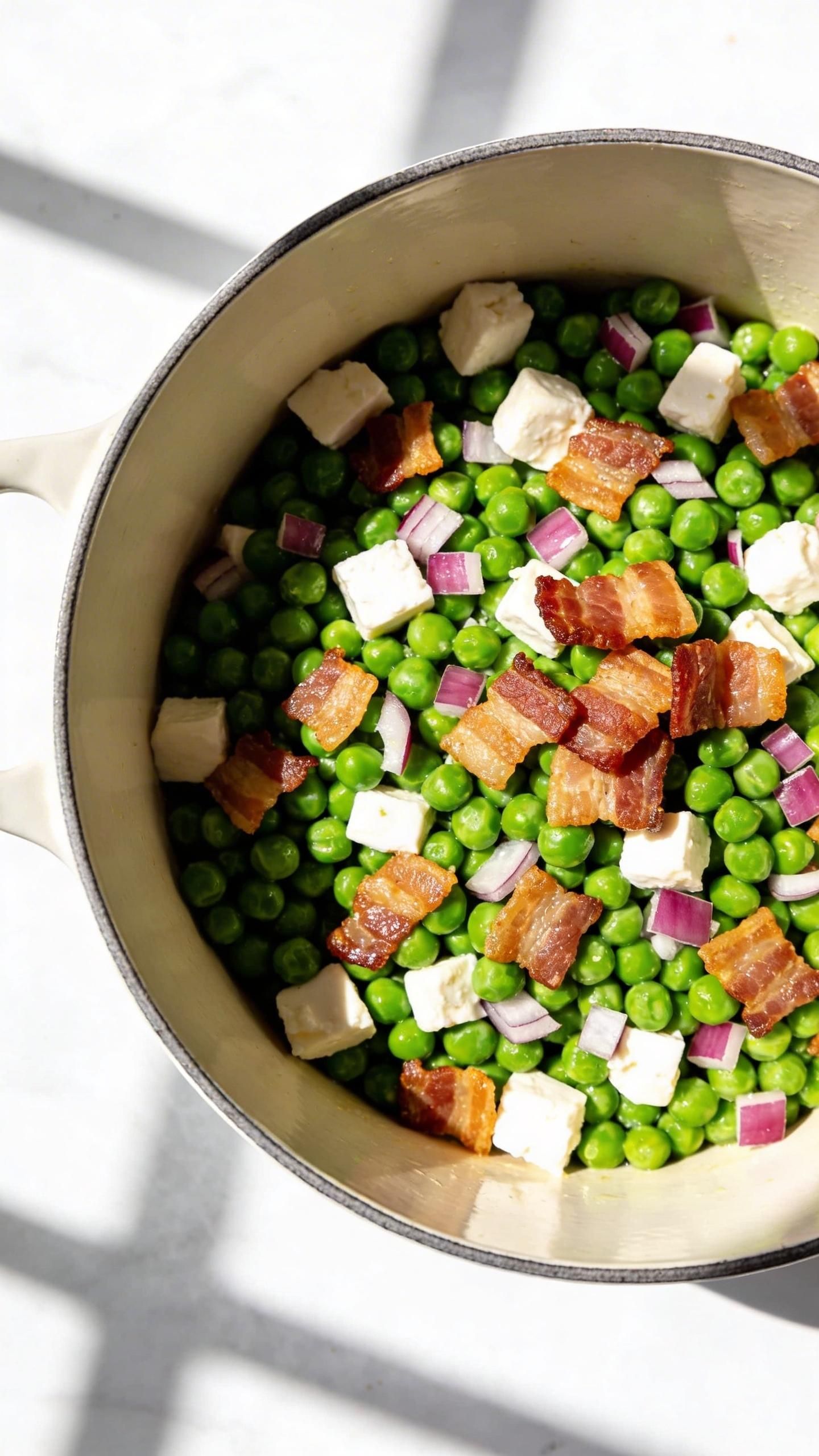 pea salad with frozen peas