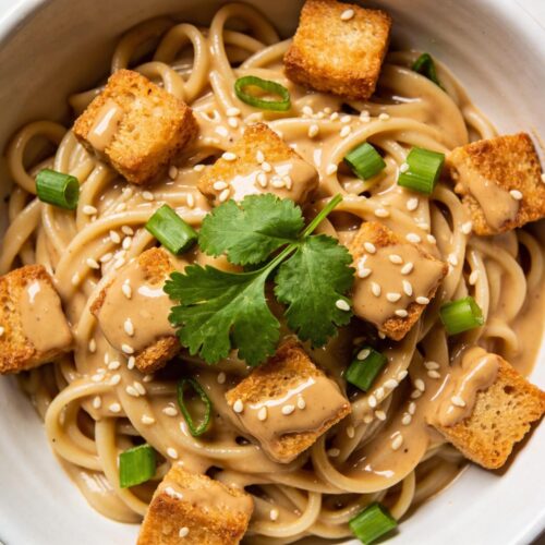 peanut noodles with tofu