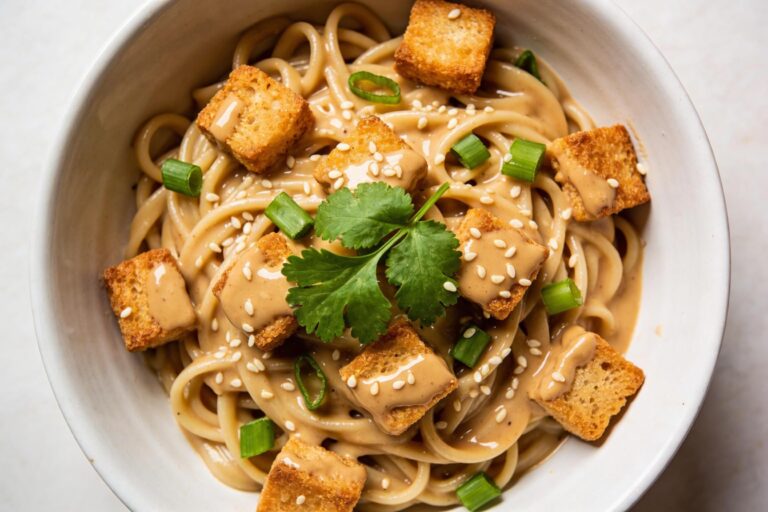 peanut noodles with tofu