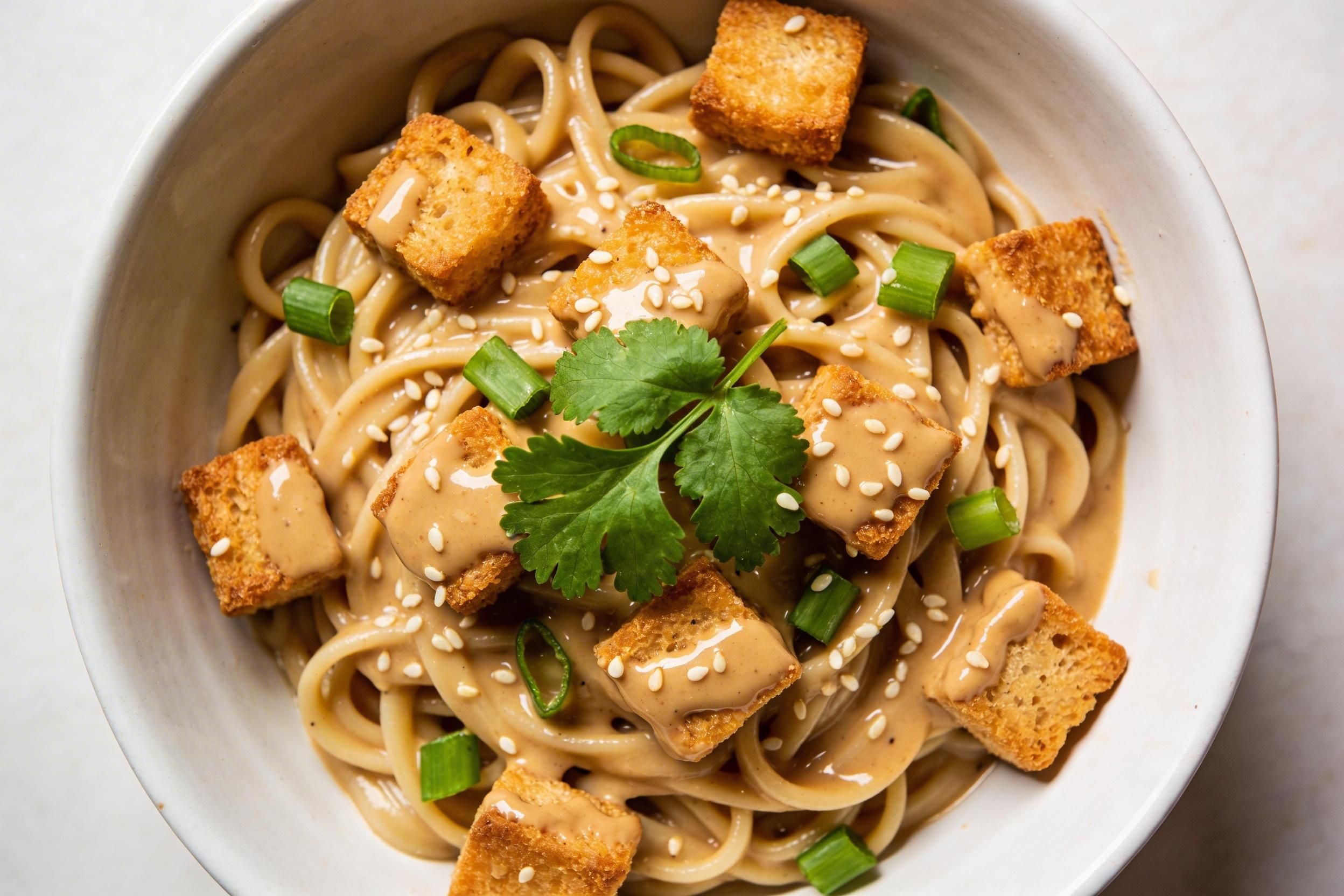 peanut noodles with tofu