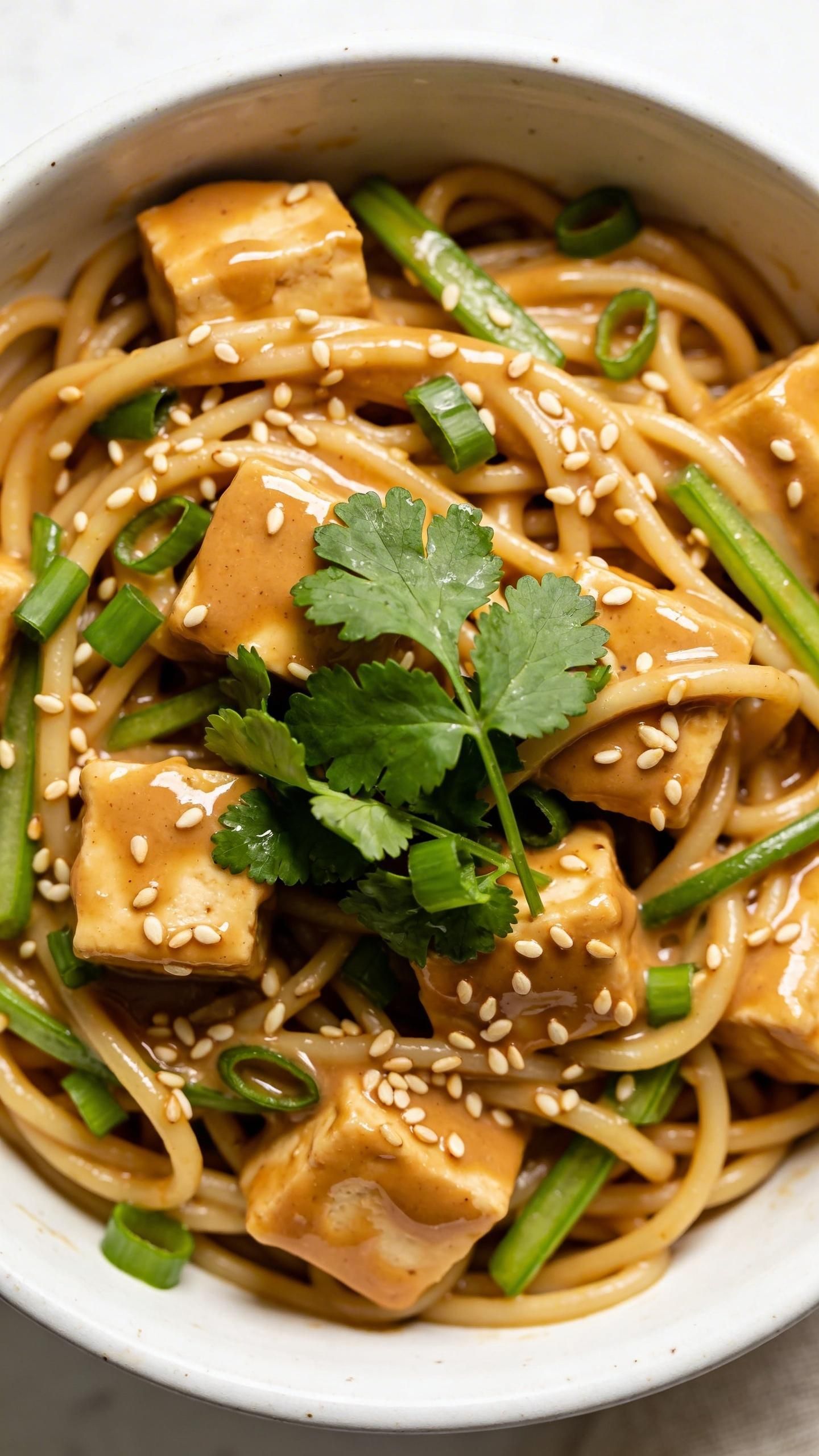 peanut noodles with tofu