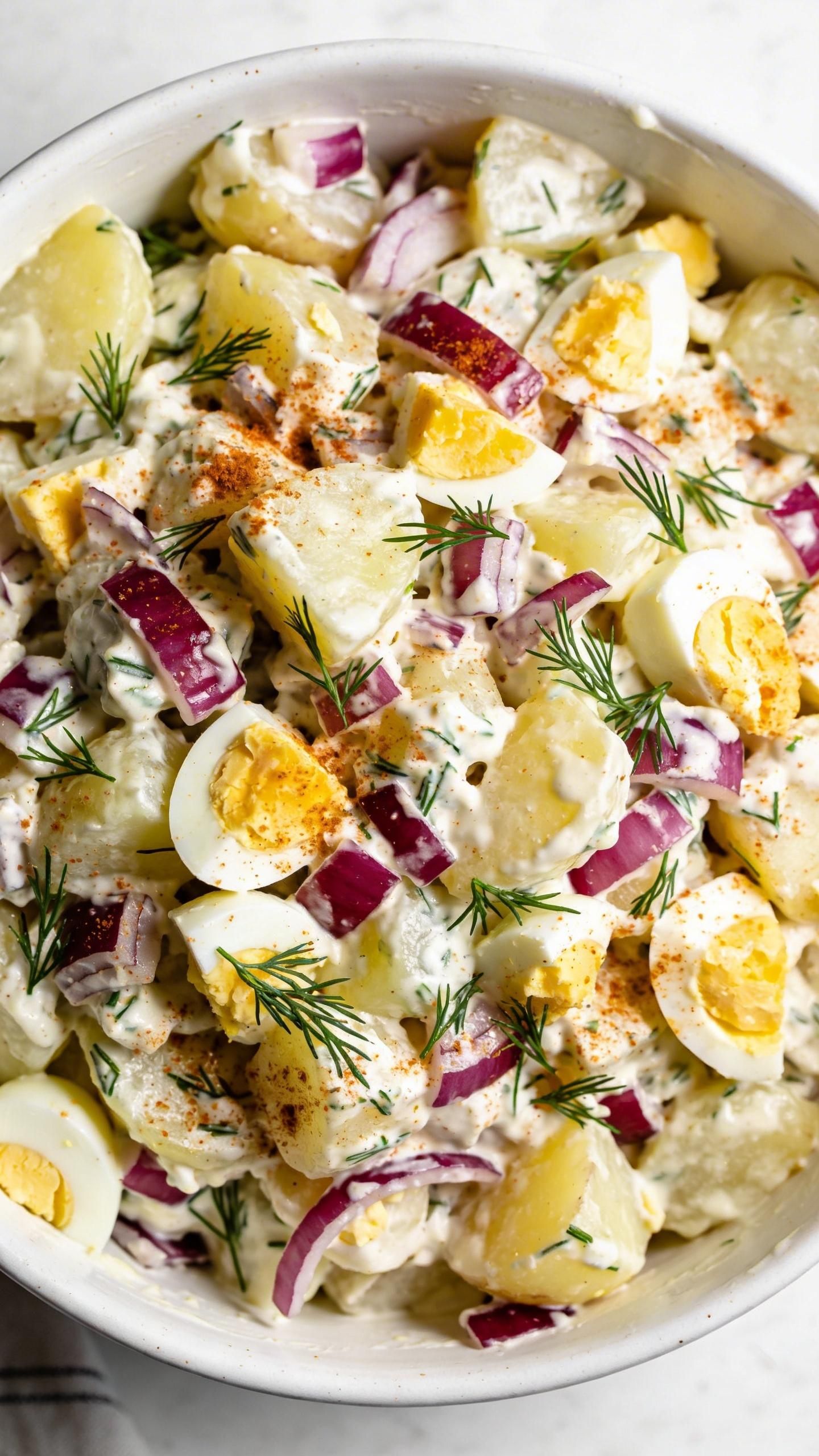potato salad with sour cream