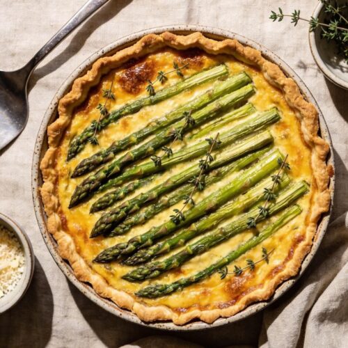 spring asparagus quiche recipe