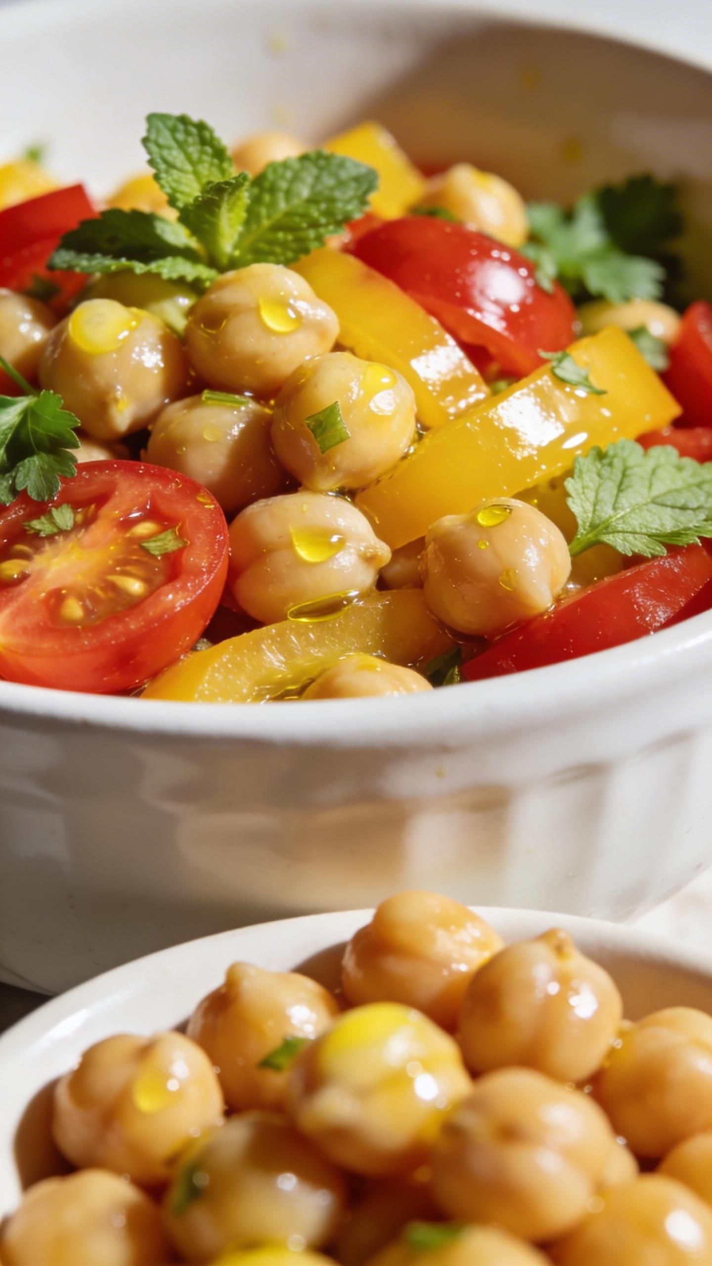 easy summer chickpea salad
