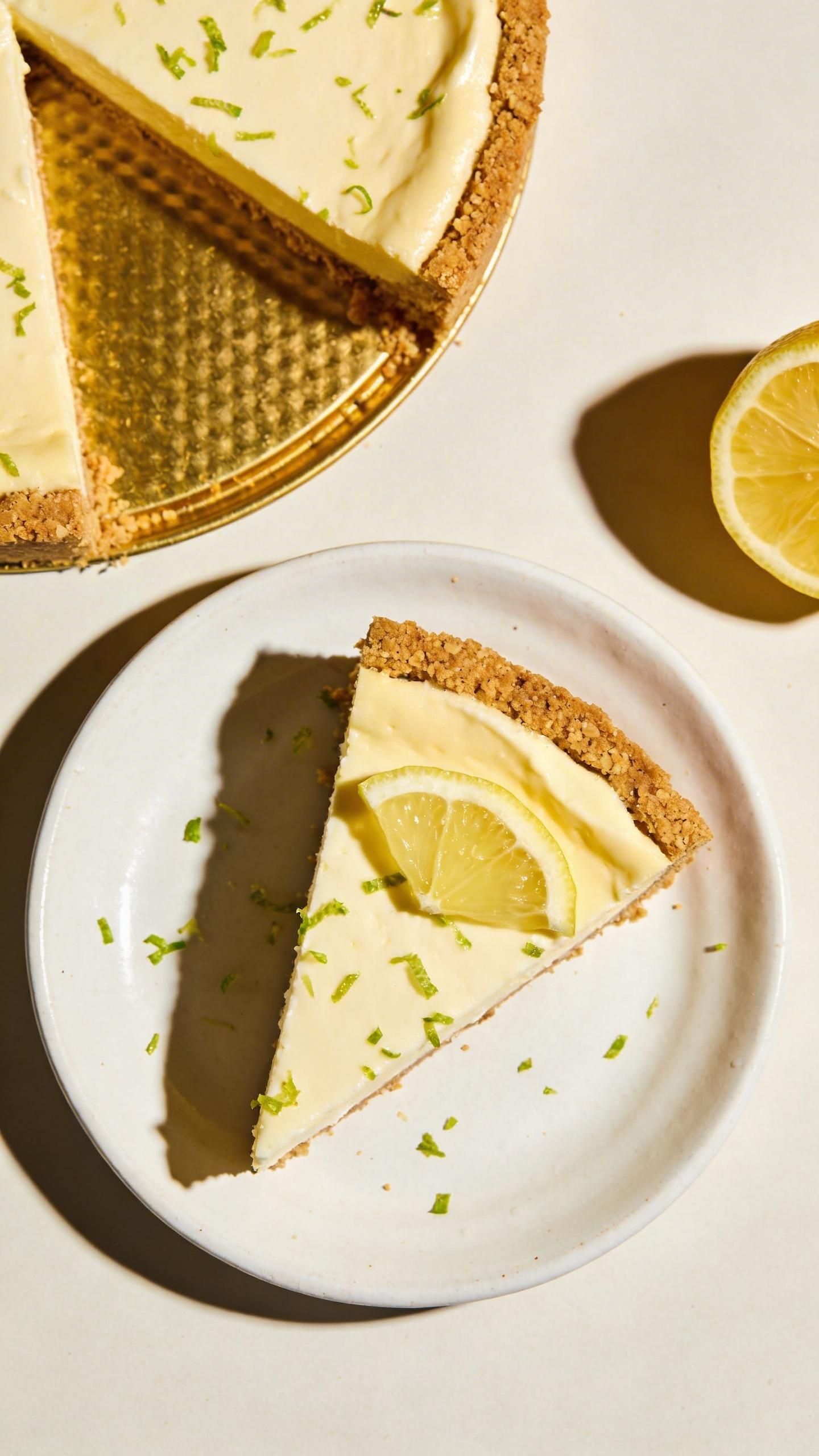 vegan lemon cheesecake recipe