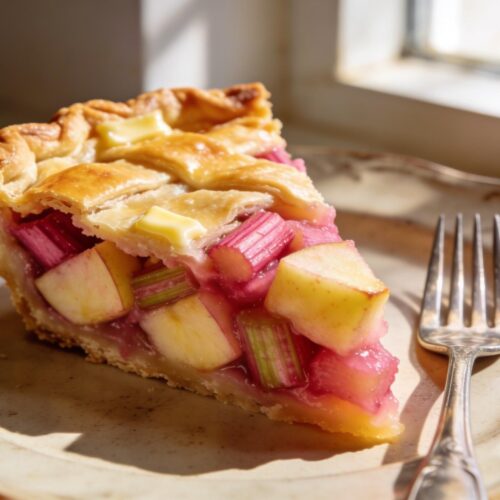 apple rhubarb pie
