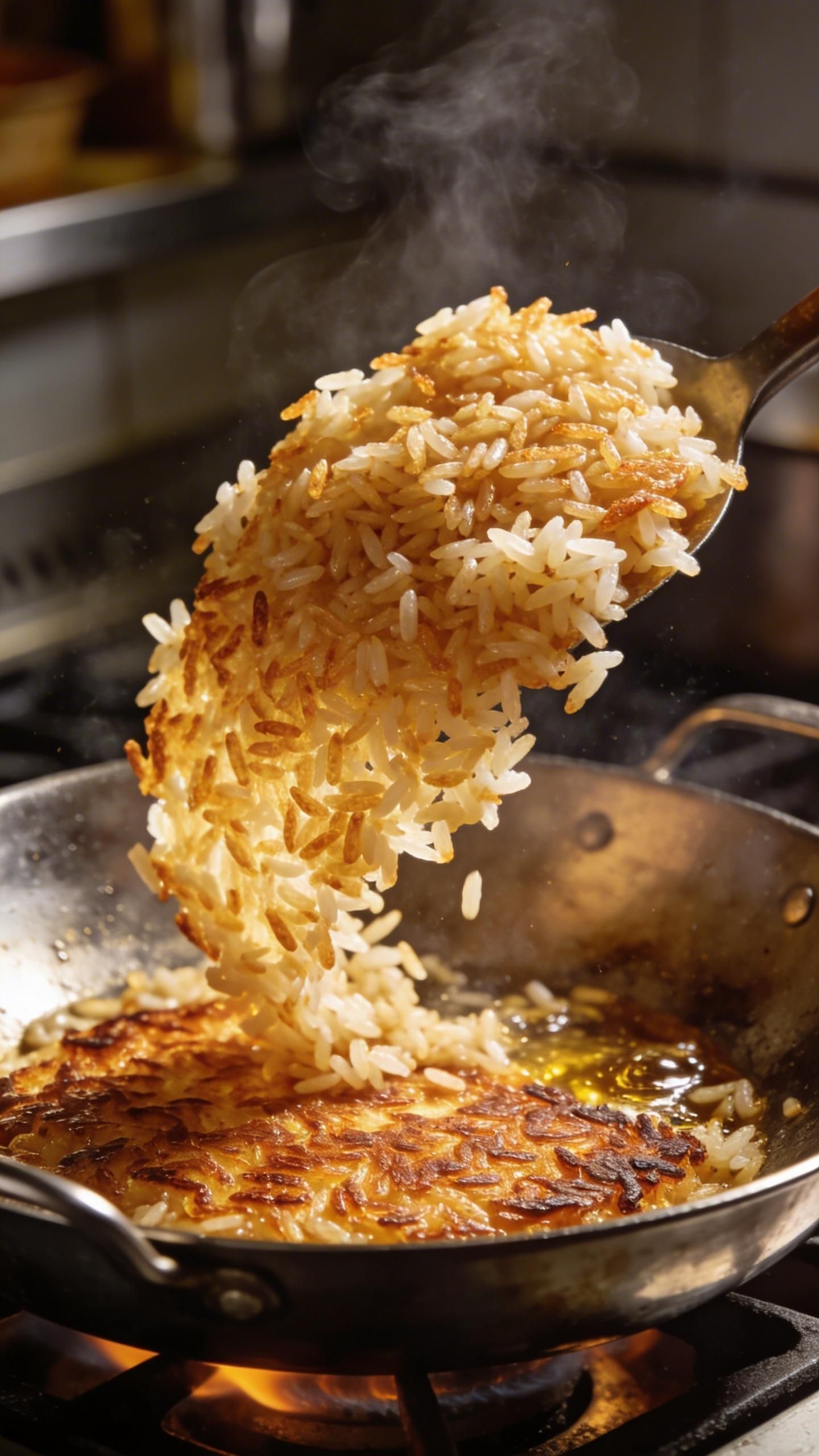 crispy rice salad with chicken recipe