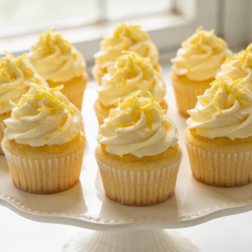 lemon curd cupcakes