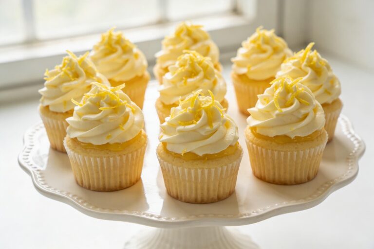 lemon curd cupcakes