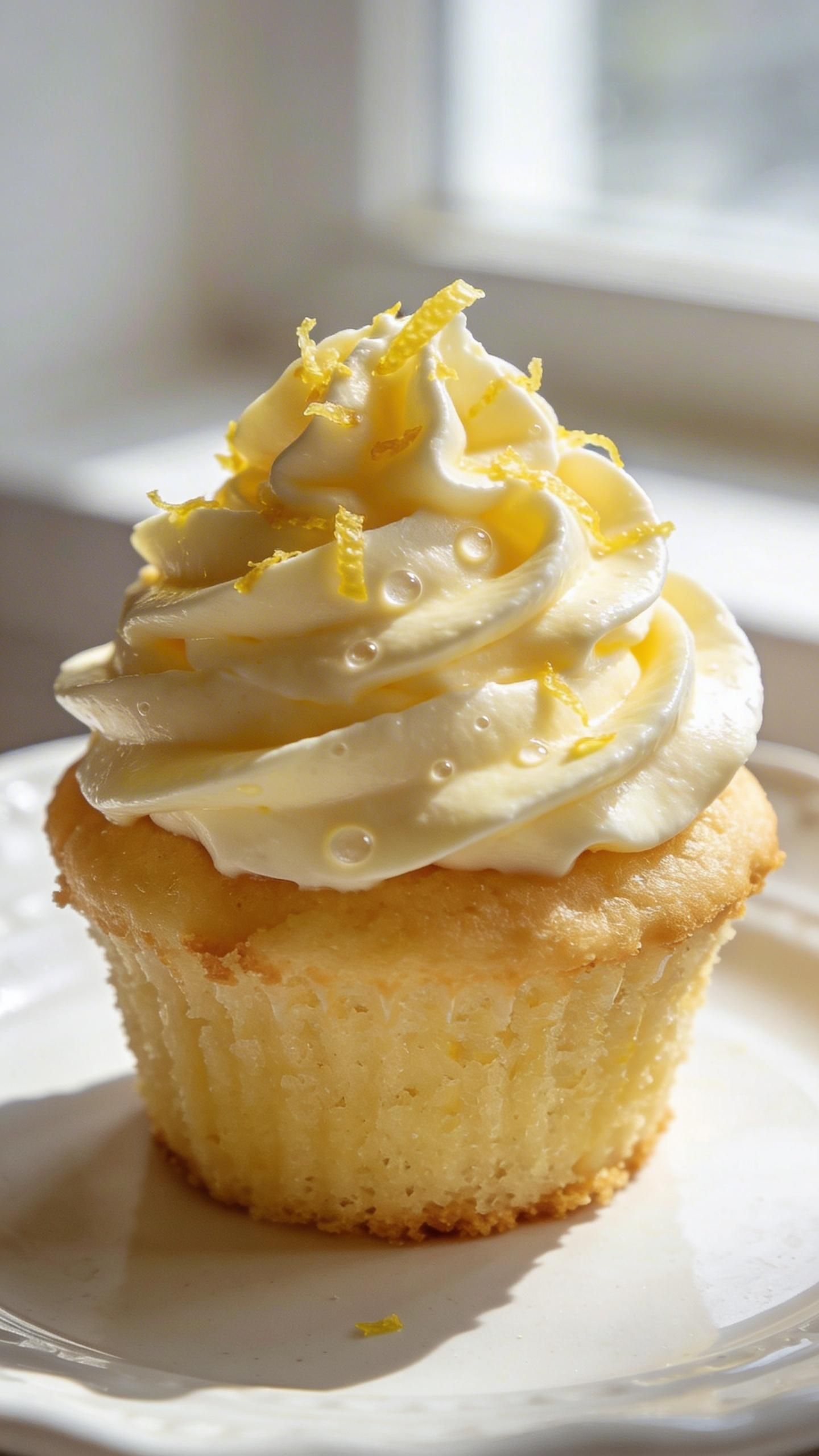 tasty lemon curd cupcakes