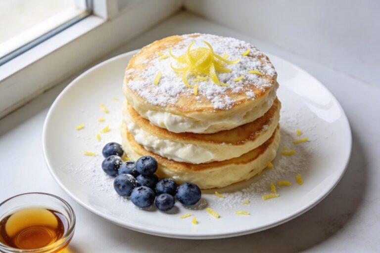 lemon ricotta pancakes recipe