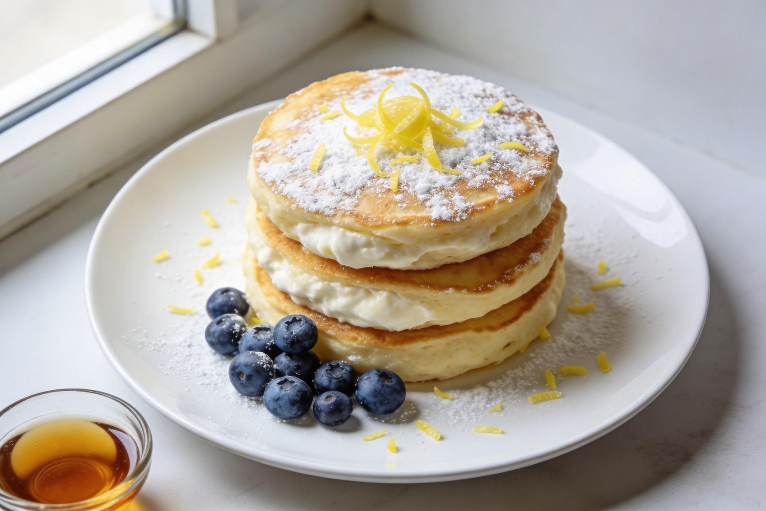lemon ricotta pancakes recipe