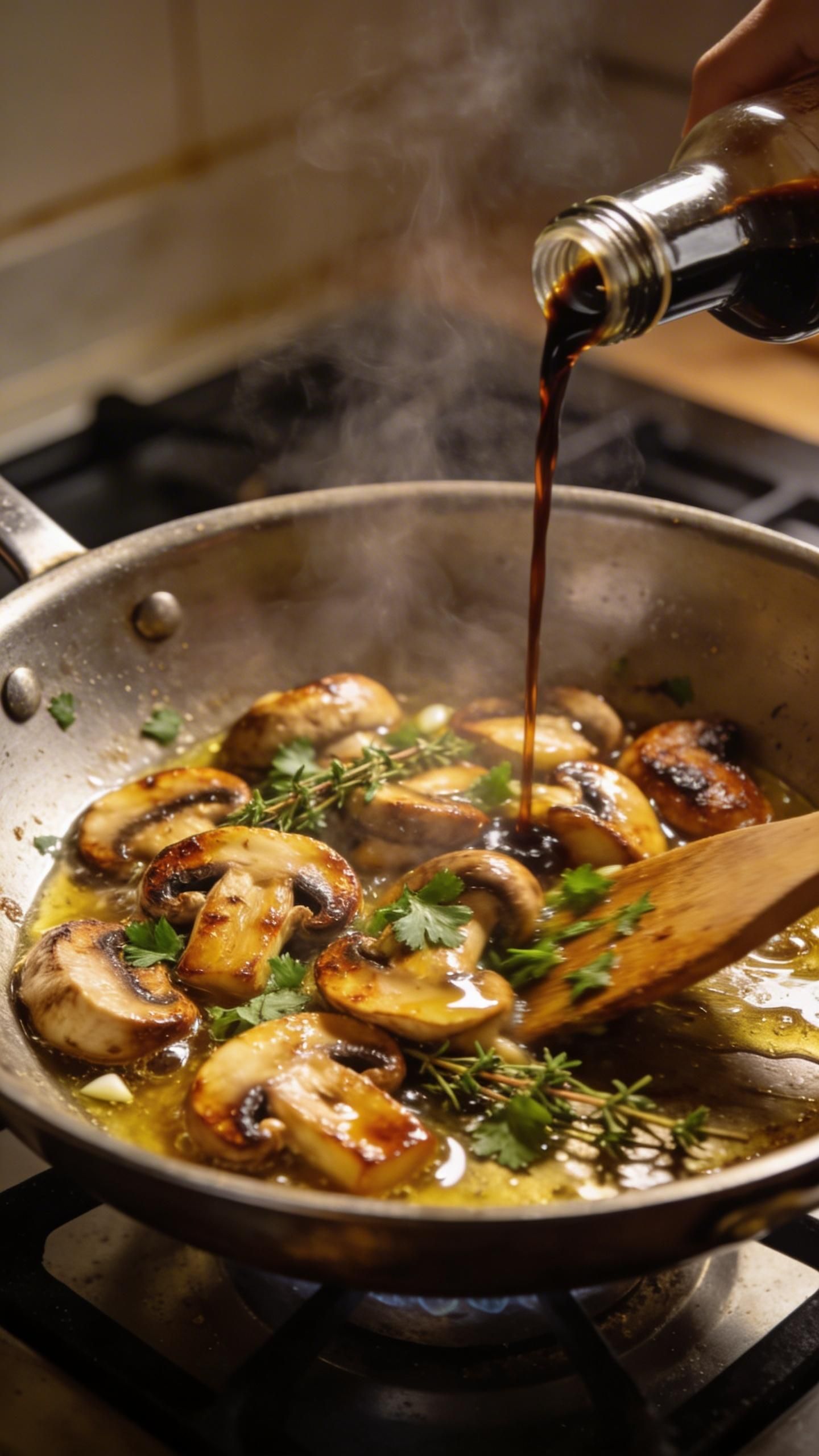 how to make mushroom bruschetta