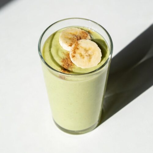 smoothie with avocado and banana