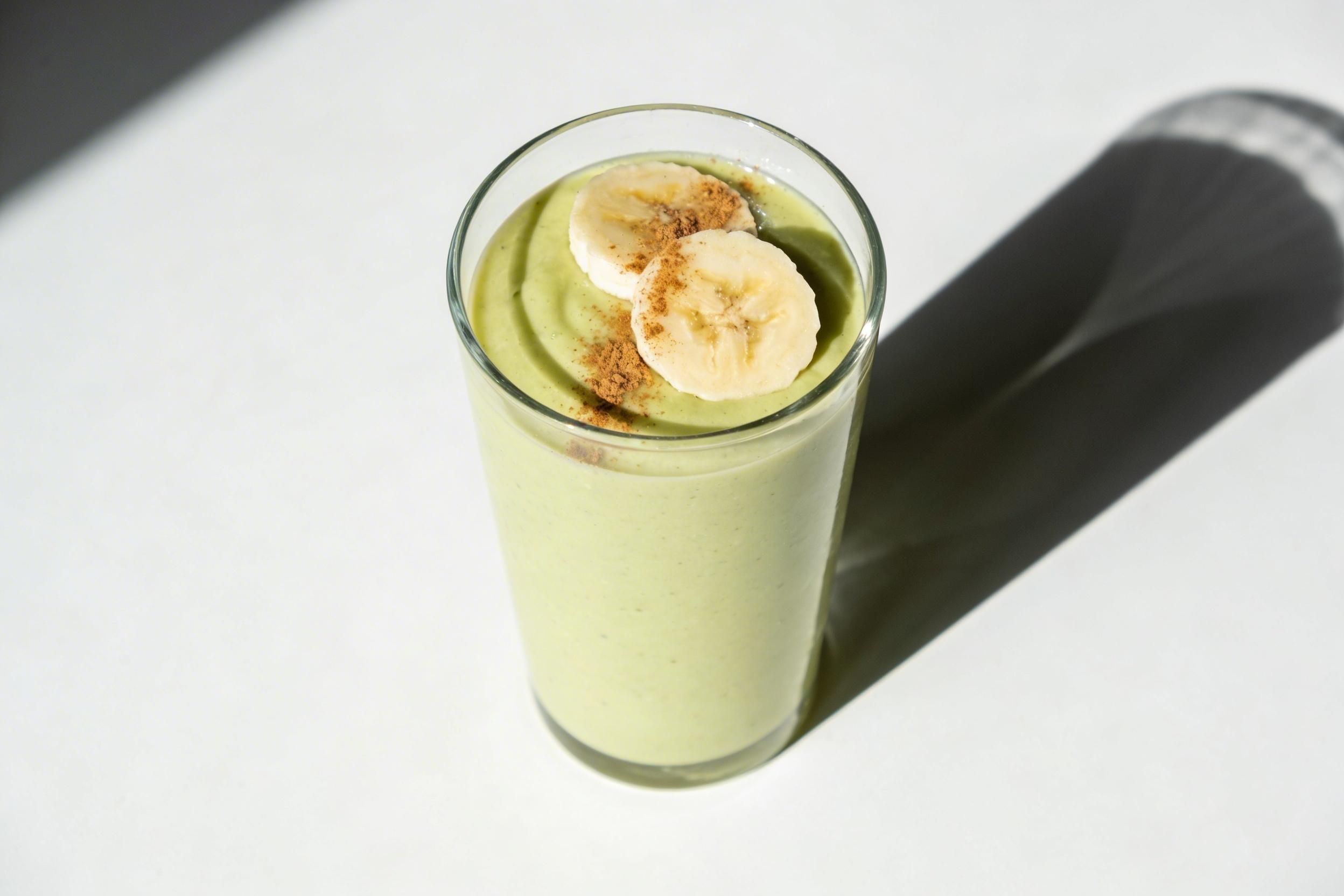smoothie with avocado and banana