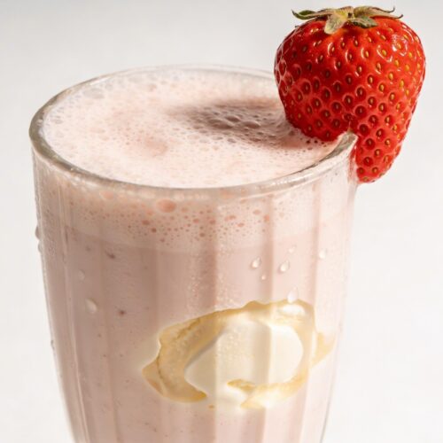 strawberry banana smoothie recipe with ice cream